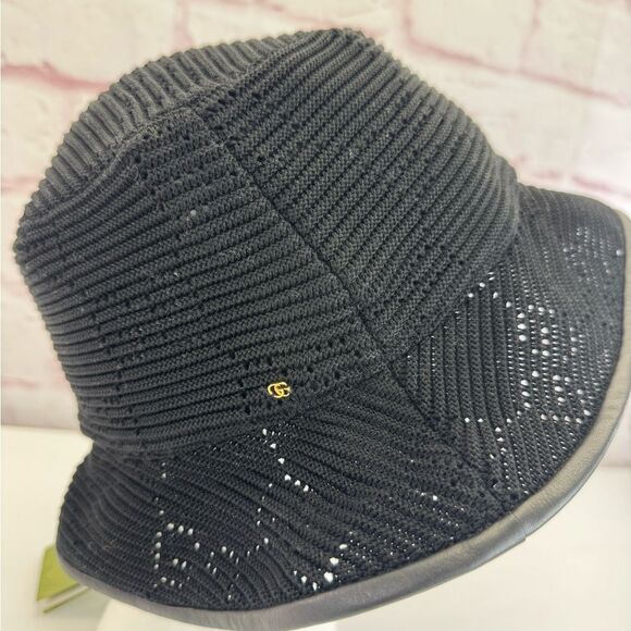 Gucci NWT Malibu Gg Knitted Black Bucket Hat main image 10